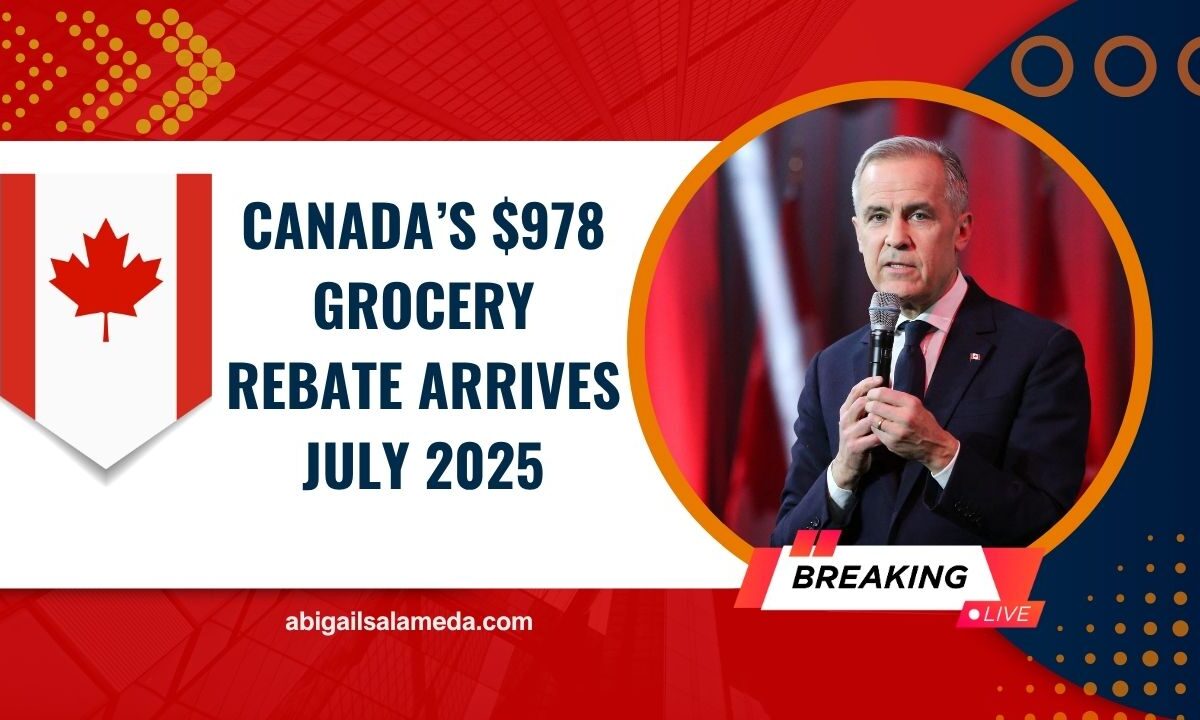 Canada’s $978 Grocery Rebate Arrives July 2025 – See If You Qualify & When You’ll Be Paid