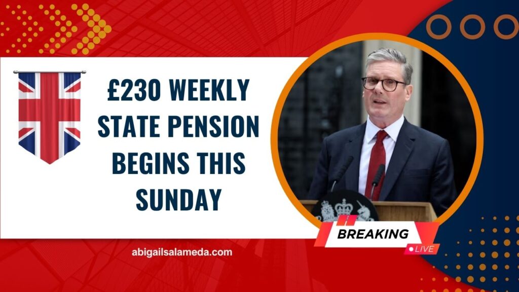 £230 Weekly State Pension Begins This Sunday – Key Changes Coming July 2025