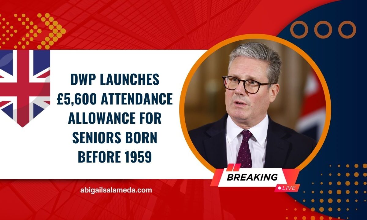 DWP Launches £5,600 Attendance Allowance For Seniors Born Before 1959