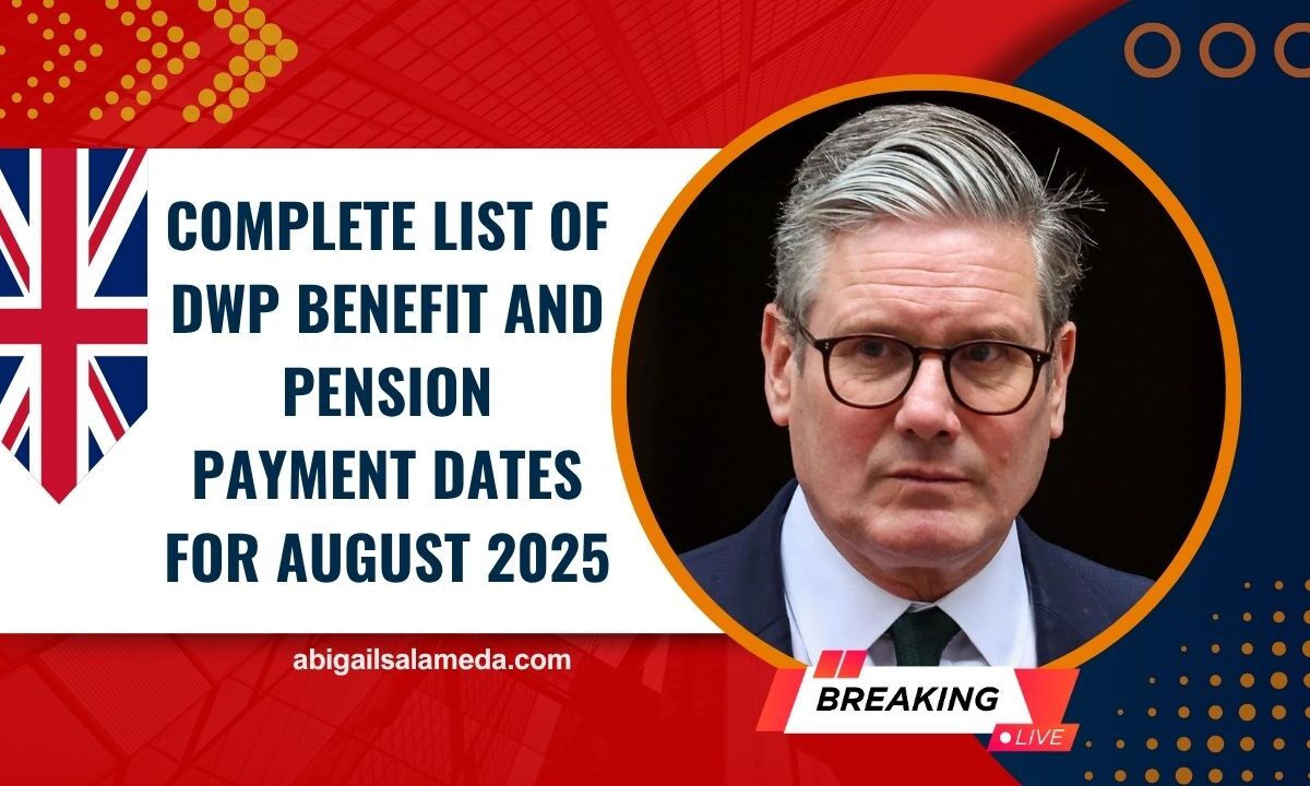 Complete List of DWP Benefit and Pension Payment Dates for August 2025