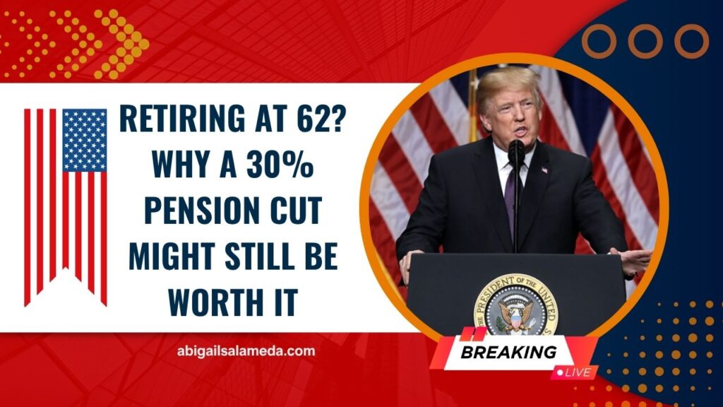 Retiring At 62? Why A 30% Pension Cut Might Still Be Worth It
