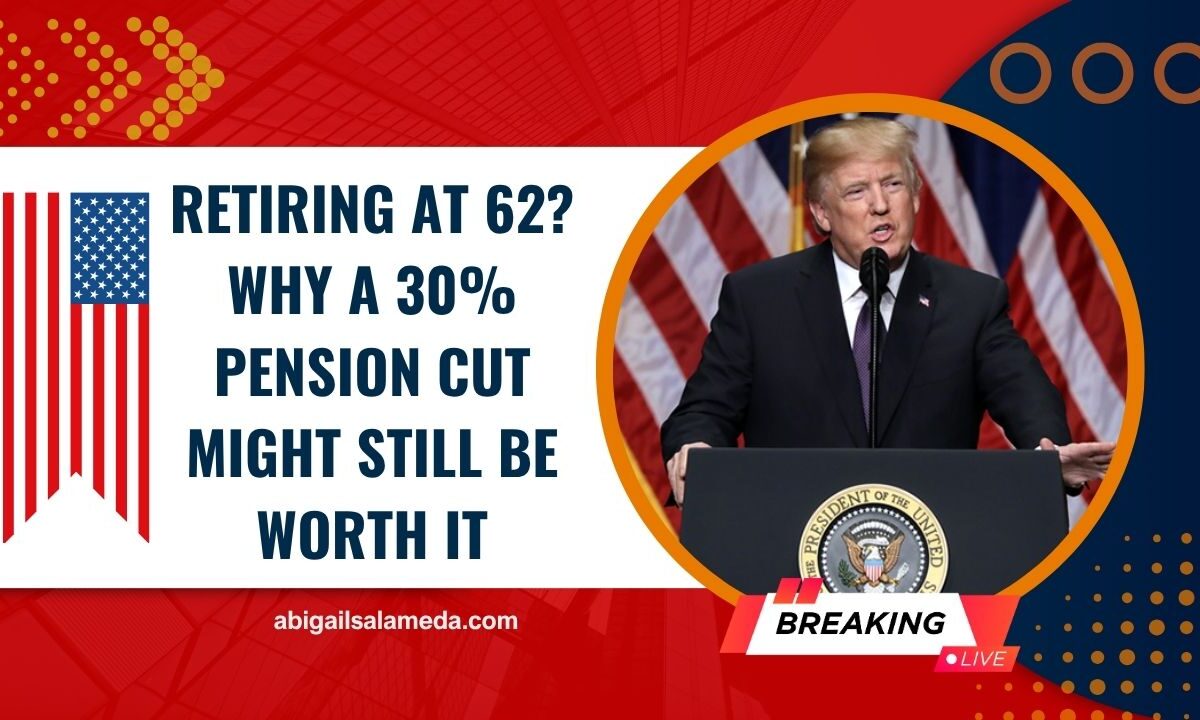 Retiring At 62? Why A 30% Pension Cut Might Still Be Worth It