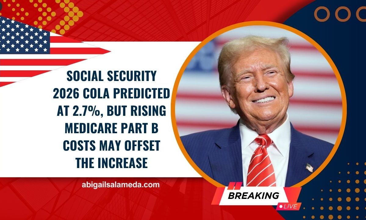Social Security 2026 COLA Predicted at 2.7%, But Rising Medicare Part B Costs May Offset the Increase